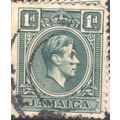 Jamaica 1938 - SG1212a - 1d green - King George...