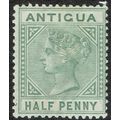 Antigua 1882 ½d Dull Green wmk Crown CA SG21 MM