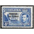 Tristan Da Cunha 1952 SG6 4d Ultramarine Mounte...