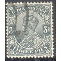 India 1911 - SG 201 - KGV 3p grey - used 13