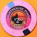 Lighthouse Point. $2.50 Casino Chip. Greenville...