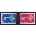 Netherlands Stamps Scott #452 To 453, Used