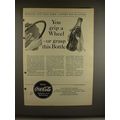 1940 Coca-Cola Coke Soda Ad - Grip a Wheel