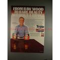 1982 Carver Tripp Wood Stain Ad w/ Harry Morgan!!