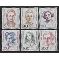 BERLIN - 1986 U/M 'GERMAN WOMEN' (6v) (EBID66-0...