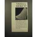 1959 Viyella Men's Hosiery Ad - If they shrink, we replace