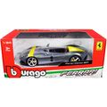 Ferrari Monza SP1 Silver Metallic with Yellow S...