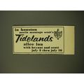 1961 Tidelands Motor Inn & Club Ad - Alice Lon ...