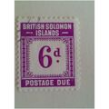 British Solomon Islands 1940 6d Purple Postage ...