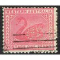 Western Australia 1902 1d Carmine Rose SG117 FU