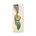 Scrimshaw Flower Pendant 11