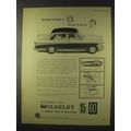 1960 Wolseley 15/60 Car Ad - Lovely To Look At