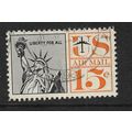 USA 1959 AIR SG A1140 15c STATUE OF LIBERTY FIN...