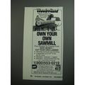 1989 Wood-Mizer Sawmill Ad - Own your own sawmill