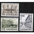 1975 Denmark Sc# 570-572 Mint NH - Architectura...