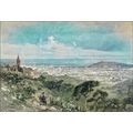 Barcelona, From Above Gracia, Spain, 1890, Mode...