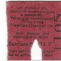 G.W.R. Edmondson Dog Ticket - Tiverton (Devon)