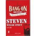 UNUSED PUMP CLIP FRONT - BANG ON BREWERY (WALES...