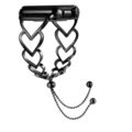 Heart Metal Replacement Strap Watchband For App...