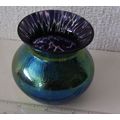 Vintage Heron Glass Small Posy Vase Iridescent ...