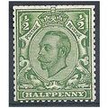 1912 - SG344 1/2d Green Fine Used. Watermark Ro...