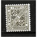 GERMAN STATES WURTTEMBERG OFFICIAL 1906 2 1/2pf...
