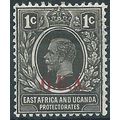 German Eaast Africa 1922 SG72 1c Black Mounted ...