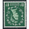 1958 SG589wi 1 1/2d Green GRAPHITE Wilding Wmk ...