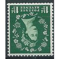 1958 SG589wi 1 1/2d Green GRAPHITE Wilding Wmk INVERTED Mounted Mint..