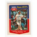 1988 Topps Rite Aid Team MVP’s Ruben Sierra car...