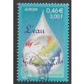 FRA 2001 3F 'EUROPA - WATER' FINE USED (EBID60-...