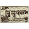 Eire Ireland 1930 2d Agate Mounted Mint MM SG 9...