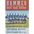 WEST HAM UNITED v TOTTENHAM HOTSPUR LEAGUE DIVI...