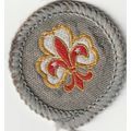 Scout Fellowship Badge - Hessian Back - (BY278)