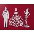 6 x Tattered Lace Die Cuts George, Bella & Olivia