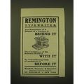 1902 Remington Typewiter Ad - The experience of...