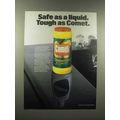 1988 Comet Cleanser Ad - Safe As A Liquid, Tough