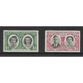 SOUTHERN RHODESIA 1947 ROYAL VISIT SG 62 / 63 S...