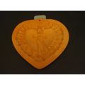 Vintage Cotton Press Heart Shaped Wreath Terra ...