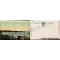 CT New London Postcard City Water Front View Fr...