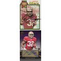 O.J SIMPSON & KENDALL HUNTER ROOKIE 19/25 CERTI...