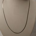 Silver Box Chain Oval Snake Schain Necklace 2mm...