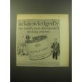 1959 House of Lords Tobacco Advertisement - the world's most distinguished