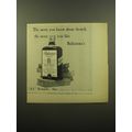 1960 Ballantine's Scotch Ad - The more you know about Scotch, the more you like