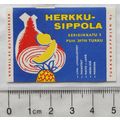 vintage Finland Matchbox Label - Herkku Sippola