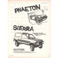 DUTTON PHAETON & SIERRA BODY KITS car :- Origin...