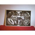 multiview, HERMITAGE, BERKSHIRE used vintage postcard RP 1932 pm =