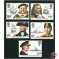 GB stamps 1982 MNH set - SG 1187-1191 - British...