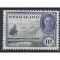 Nyasaland 1945 SG150 6d Black & Violet Mounted ...