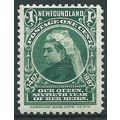 Newfoundland 1897 SG66 1c Green Mounted Mint . ...